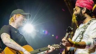 Arijit Singh And Ed Sheeran Share ‘Perfect Moment’ During London Concert | Photos And Videos